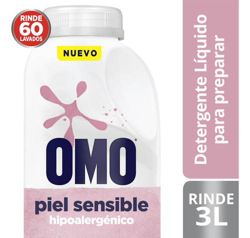 Omo Líquido Detergente Hipoalergénico Para Diluir 500ml