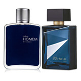 Kit 2 Perfumes Essencial Oud + Homem Essence