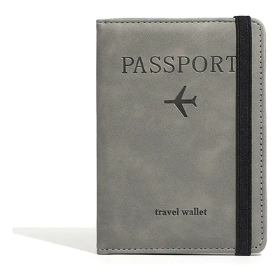Porta Pasaporte De Cuero Pu, Estuche Para Pasaporte, Billetera Para Pasaporte Con Bloqueo Rfid, Billetera Para Pasaporte, Portapasaportes, Billetera Para Pasaporte Rfid, Cuero Pu, Accesorios De Viaje | MercadoLibre