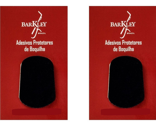 Kit 2 Adesivos Barkley Protetor De Boquilha Massa Clarinete