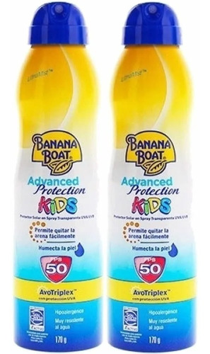 Banana Boat Kids Spray  Spf50+ Kit C/2