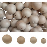 Bolitas/esferas Madera En Crudo De 29mmx100u 