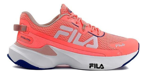 Tênis Fila Recovery Feminino Salmão/azul/rosa