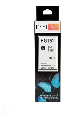 Tinta Compatible H/p Negro 90ml