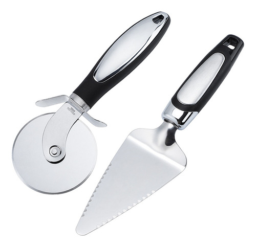 Cortador Para Pizza De Acero Inoxidable (set De 2 Piezas)