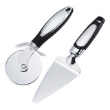 Cortador Para Pizza De Acero Inoxidable (set De 2 Piezas)