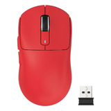 Mouse Gamer Attack Shark X3 Paw3395 Ultra Leve 49g Sem Fio Vermelho