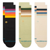 Calcetines Stance Maliboo [paquete De 3] (mediano, Multicolo