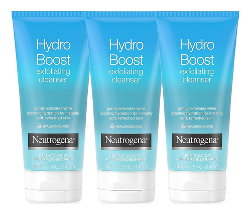 Neutrogena Hydro Boost Limpiador Facial Exfoliante Suave Aci