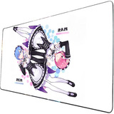 Mouse Pad Largo Ram Y Rem Traje Maid Re Zero Anime 40x90cm