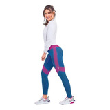 Leggins Seamless Deportivos Supersport Dama Azul 816-90