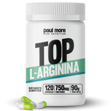 L-arginina 120 Cápsulas 750mg Sabor Natural