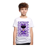 Camiseta Infantil Smiling Critters Catnap Gato Soneca Lk121