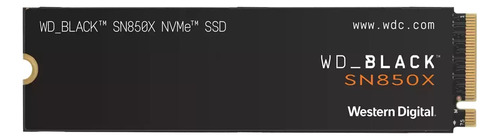 Ssd M.2 1tb Wd Black Sn850x Nvme Pcie Gen4 Laptop Pc 7300mb/s