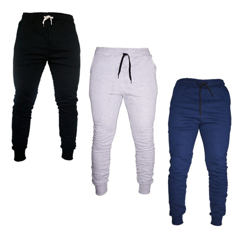 Pack X 3 Jogger Babucha Hombre Frizado Chupin Narkis