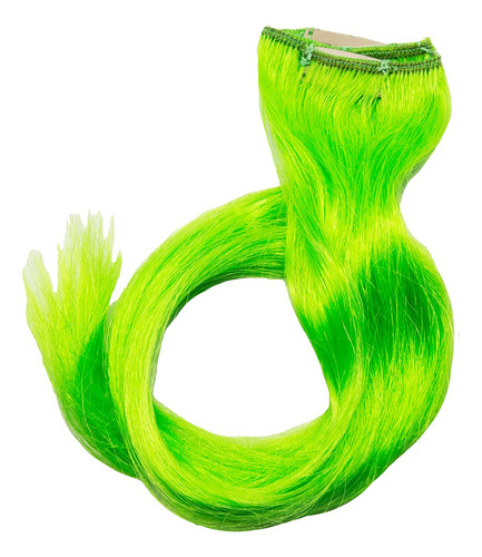 Extensiones De Cabello De Una Pieza Color Verde Df9 1 Und