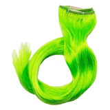 Extensiones De Cabello De Una Pieza Color Verde Df9 1 Und