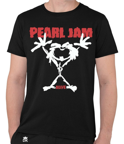 Polera Unisex Pearl Jam Bandas Metal Rock Dtf
