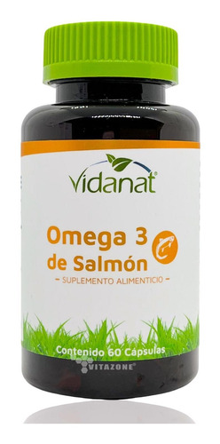 Omega 3 De Salmón 60 Cápsulas Vidanat