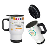 Mug Vaso Termico Viajero Para Carro Regalo Papá Padre 22