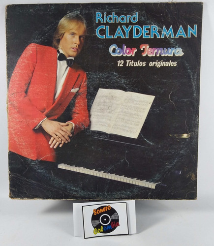 Lp Richard Clayderman Color Ternura - Sonero Colombia