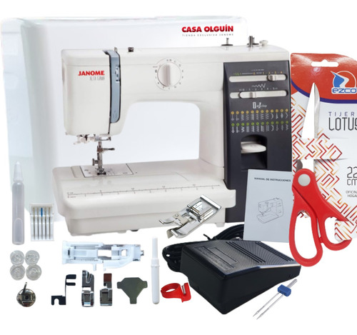 Janome 523h + Tijera Regalo Semi Ind Gtía 3 Añ/casa Olguín