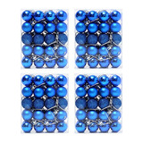 Bolas De Navidad Azules, 160 Piezas, 3 Cm/1.18 , Adorno...