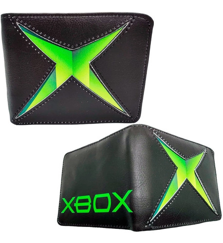 Cartera De Xbox - Consola - Videojuegos - Gamer- Negro Verde