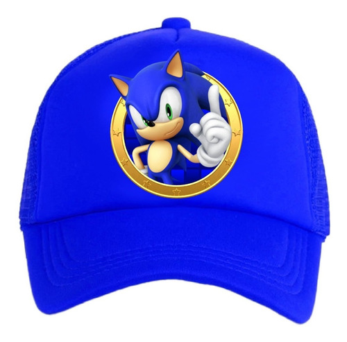 Jockey Gorro Niños Sonic Anillo Regalo Navidad