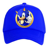 Jockey Gorro Niños Sonic Anillo Regalo Navidad