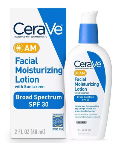 Cerave Am Facial Moisturizing Lotion 60 Ml Fps 30