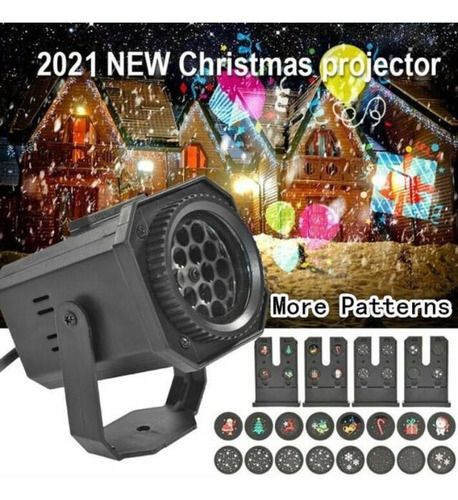 Proyector Láser Led Star Light Luces De Proyección De Navida