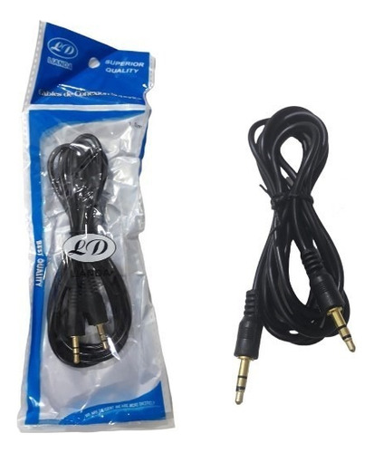 Cable Auxiliar 3.5 A 3.5 De Goma Pack X 10 