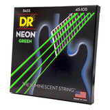 Encordado Bajo Dr Strings Neon Green 045-105 Ngb45 !!