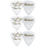 Pack De 6 Uñetas Ibanez B1000sv Rwh Steve Vai Blanco