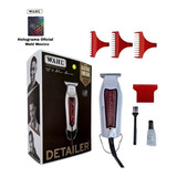 Delineadora Wahl Calidad Profesional Rasuradora Detailer Ajustable Metalica C Plateado