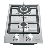 Parrilla De Gas Empotrable Foset Pae-302ga Acero Inox 2 Quem Color Gris