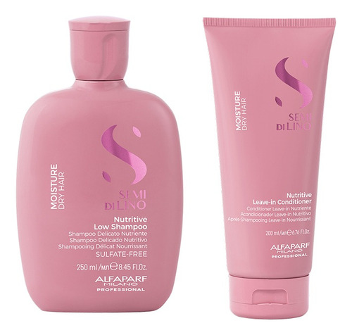 Kit Alfaparf Moisture - Shampoo 250ml + Acondicionador 200ml