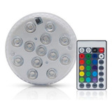 Luminarias Led Sumergibles Rgb Para Pileta Con Control X 2u