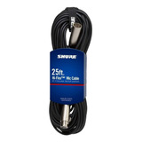 Cable Hi-flex Para Micrófono De 7.6m Shure C25j