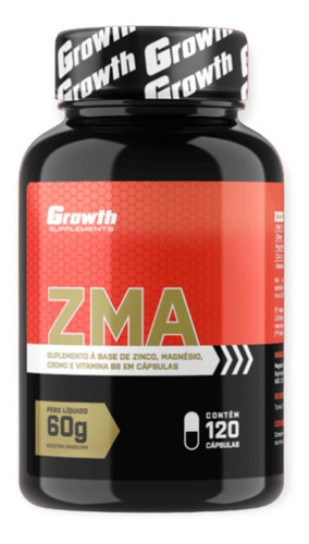 Zma 120 Cápsulas Original Growth Supplements