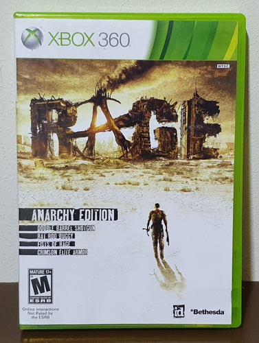 Juego Rage (anarchy Edition) Original Para Xbox 360 (usado)