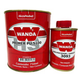 Primer Pu Wanda Hs Cinza 5100 Automotivo C/ Endurecedor