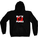 Buzo Hoodie Black Pumas Rock Estampado Tv Urbanoz