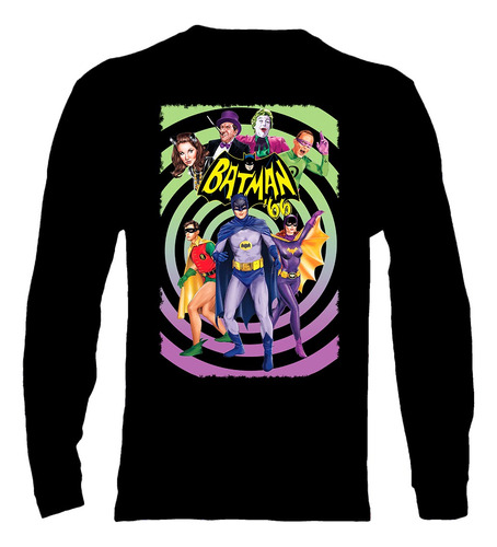 Polera Manga Larga Batman - Ver 02 - Vale Gamess