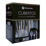 Cubiertos Premium Desechables Pero Reutilizables 120 Pzas