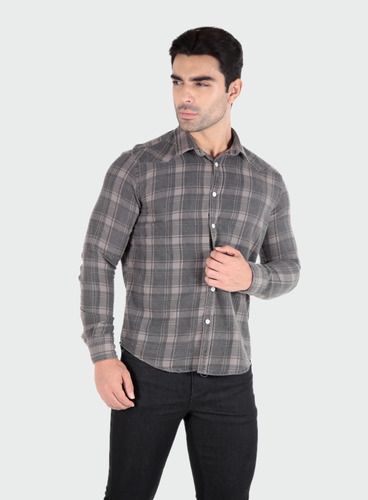 Camisa Xadrez Social Puro Algodão Flanela Masculina Premium