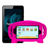 Capa Infantil Para Tablet Twist Tab T780g - Vermelho Cor Rosa Pink