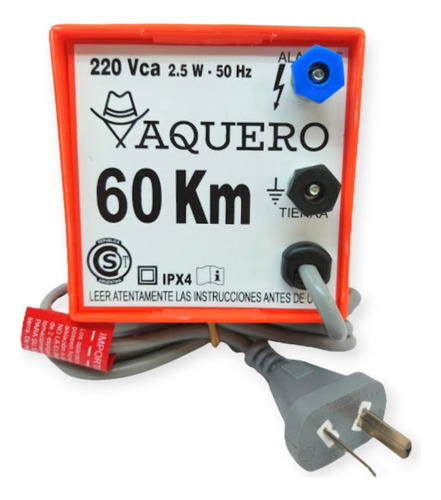 Boyero Eléctrico Certificado 60km 220v Peón Vaquero 2 Joules