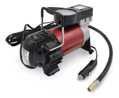 Compresor De Aire Portatil Auto Camioneta Luz Led 12v 140psi